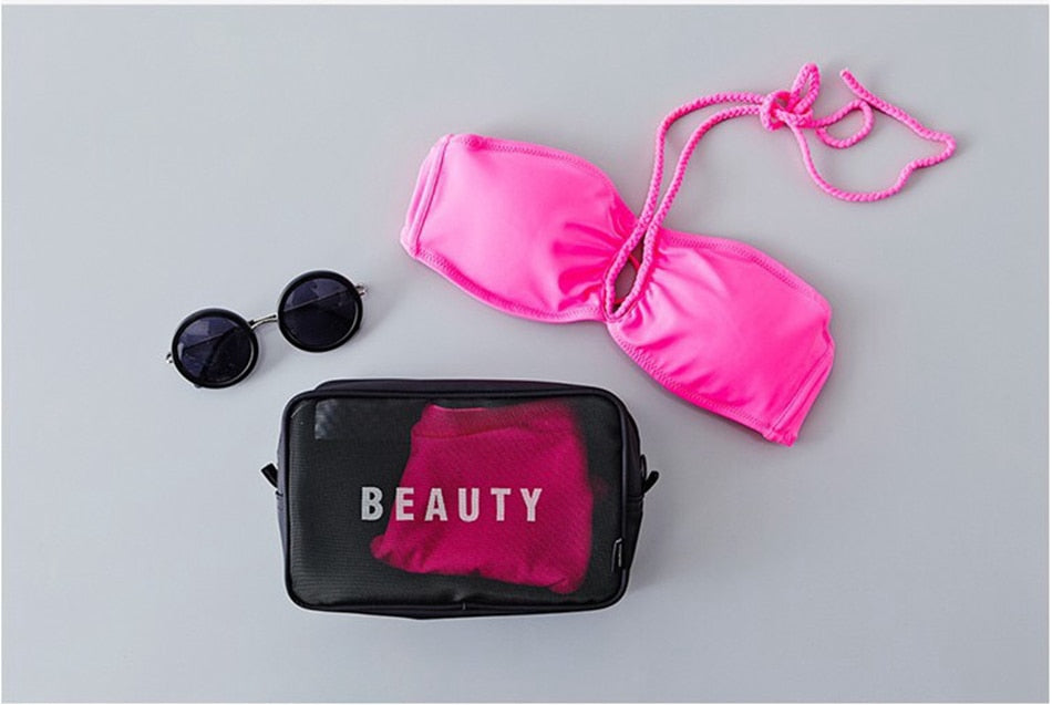 Transparent Makeup Case Organizer