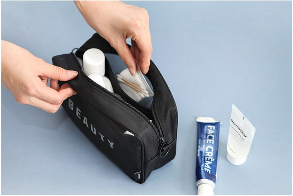 Transparent Makeup Case Organizer