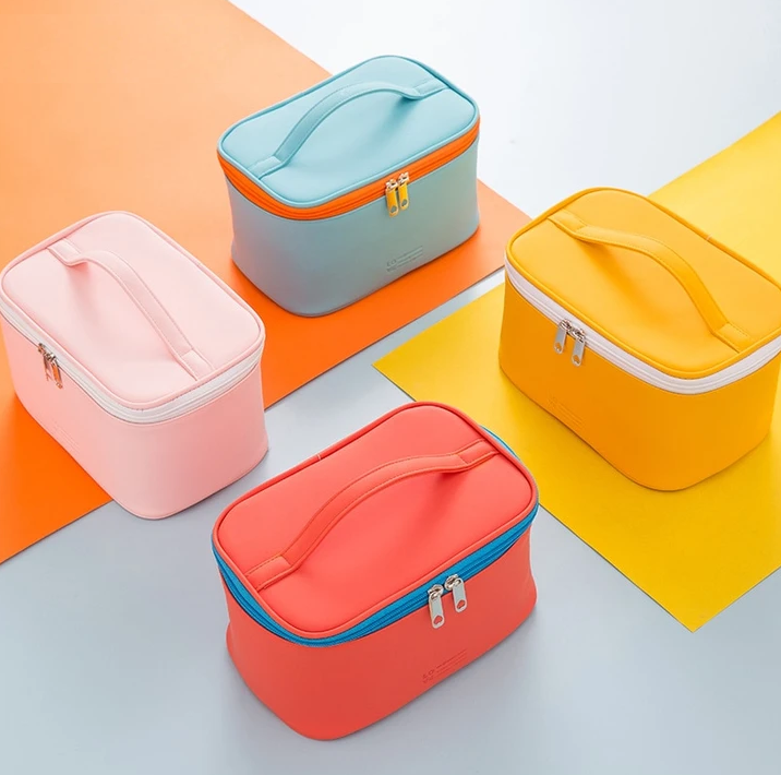 makeup bag, cosmetic bag