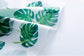 Transparent Plant Cosmetic Bag