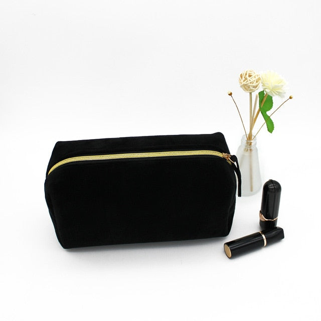 Plush Cosmetic Bag