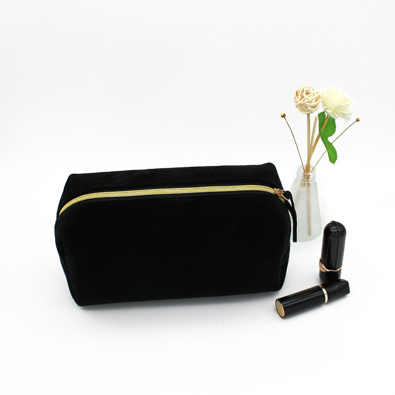 Plush Cosmetic Bag