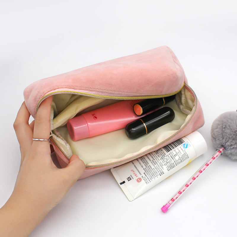 Plush Cosmetic Bag