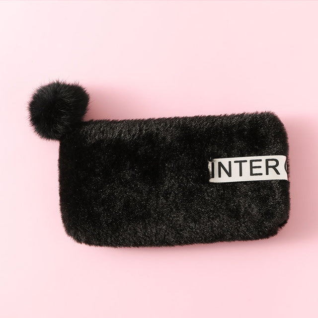 Furry Cosmetic Bag