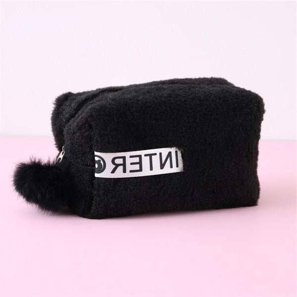 Furry Cosmetic Bag