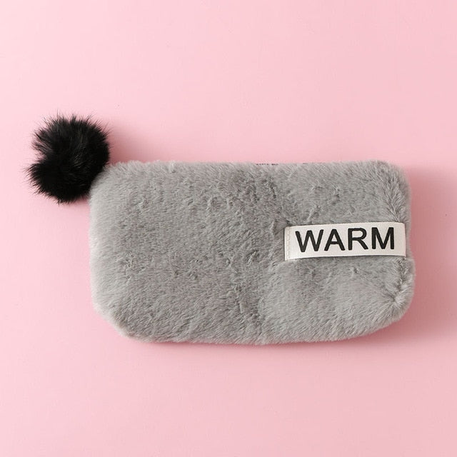 Furry Cosmetic Bag