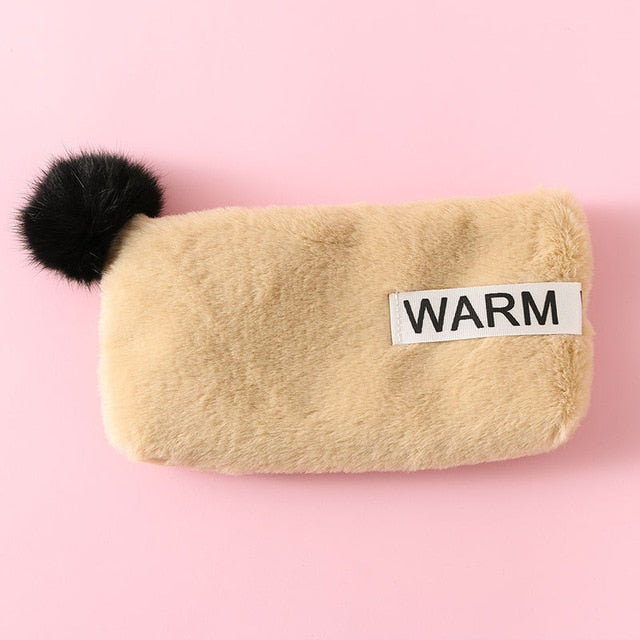 Furry Cosmetic Bag