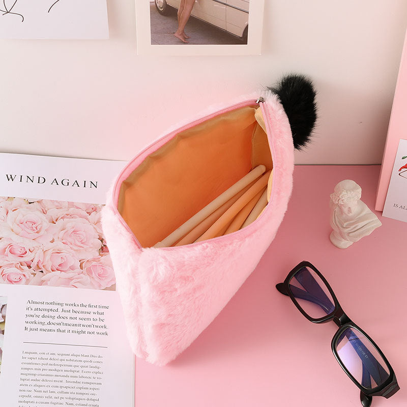 Furry Cosmetic Bag