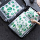 Transparent Plant Cosmetic Bag