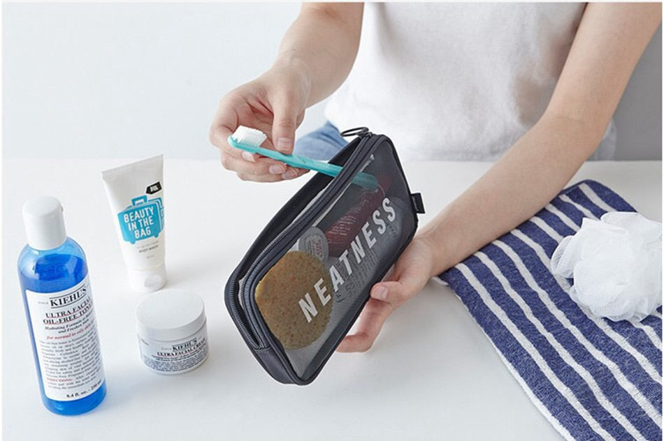 Transparent Makeup Case Organizer